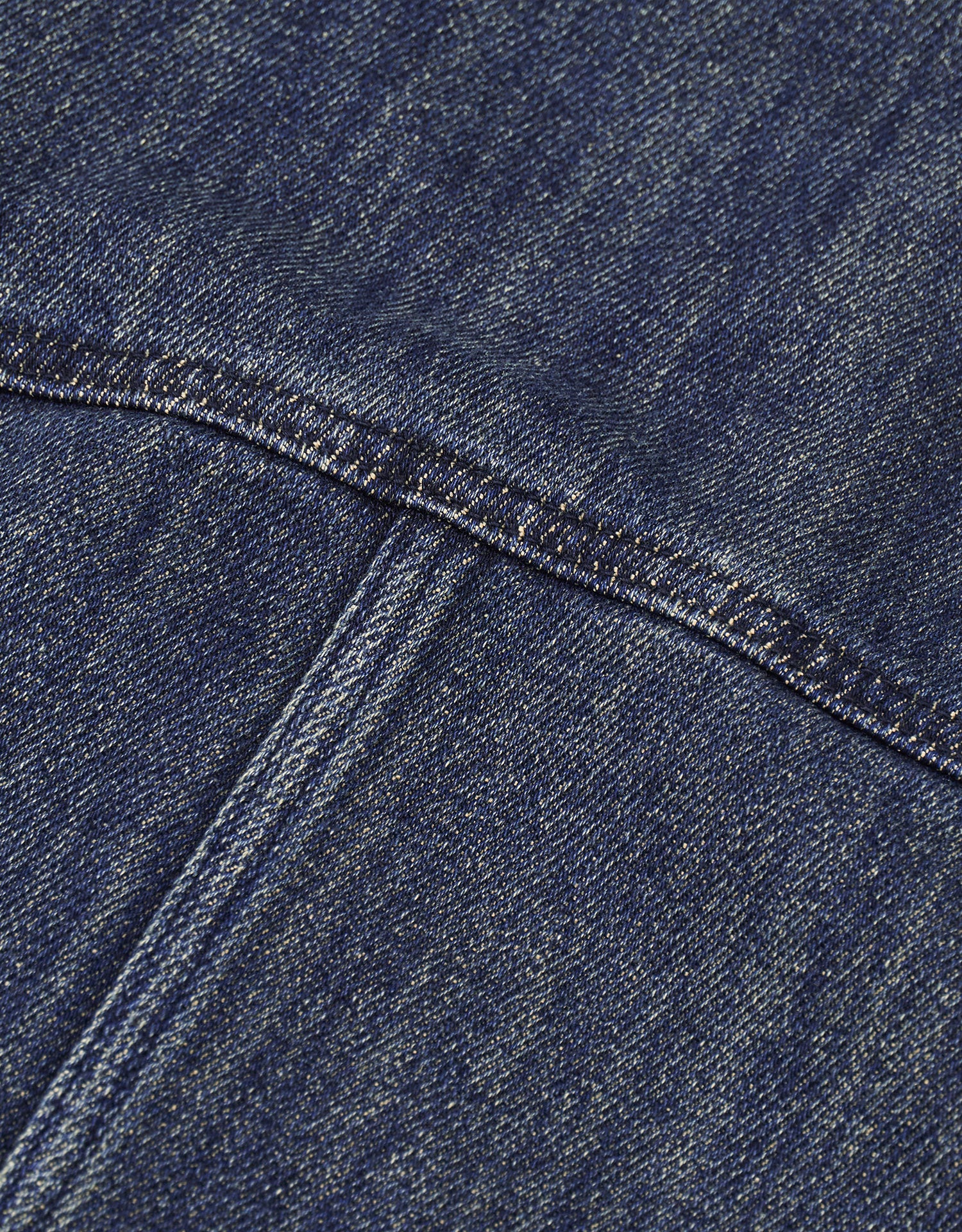 TopBasics Pockets Denim No Collar Jacket