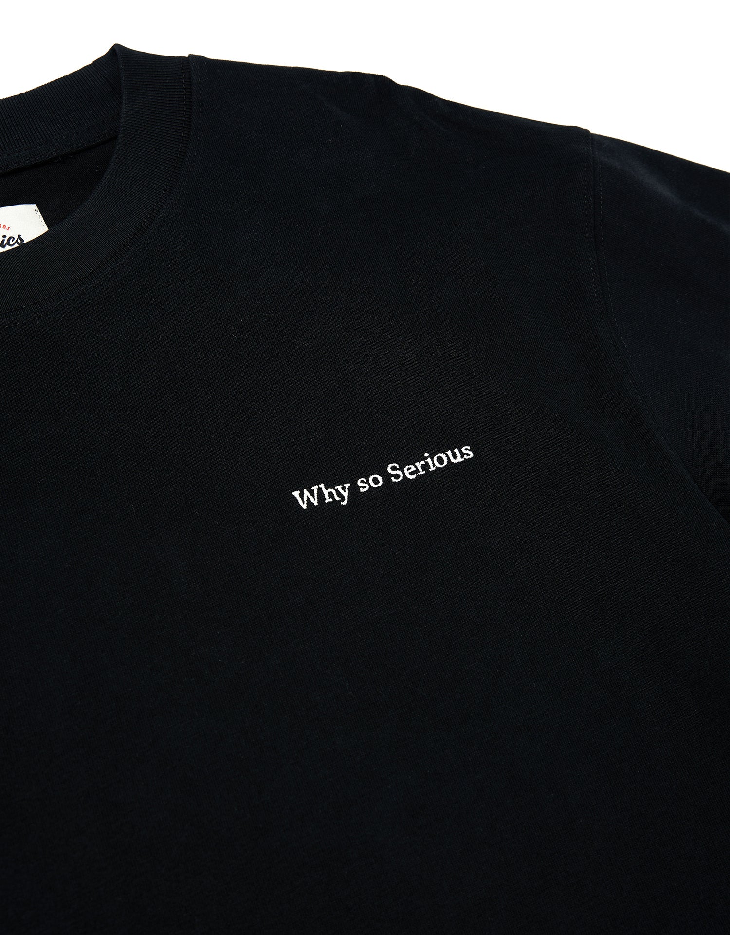 TopBasics "Why so Serious" Embroidered T-Shirt