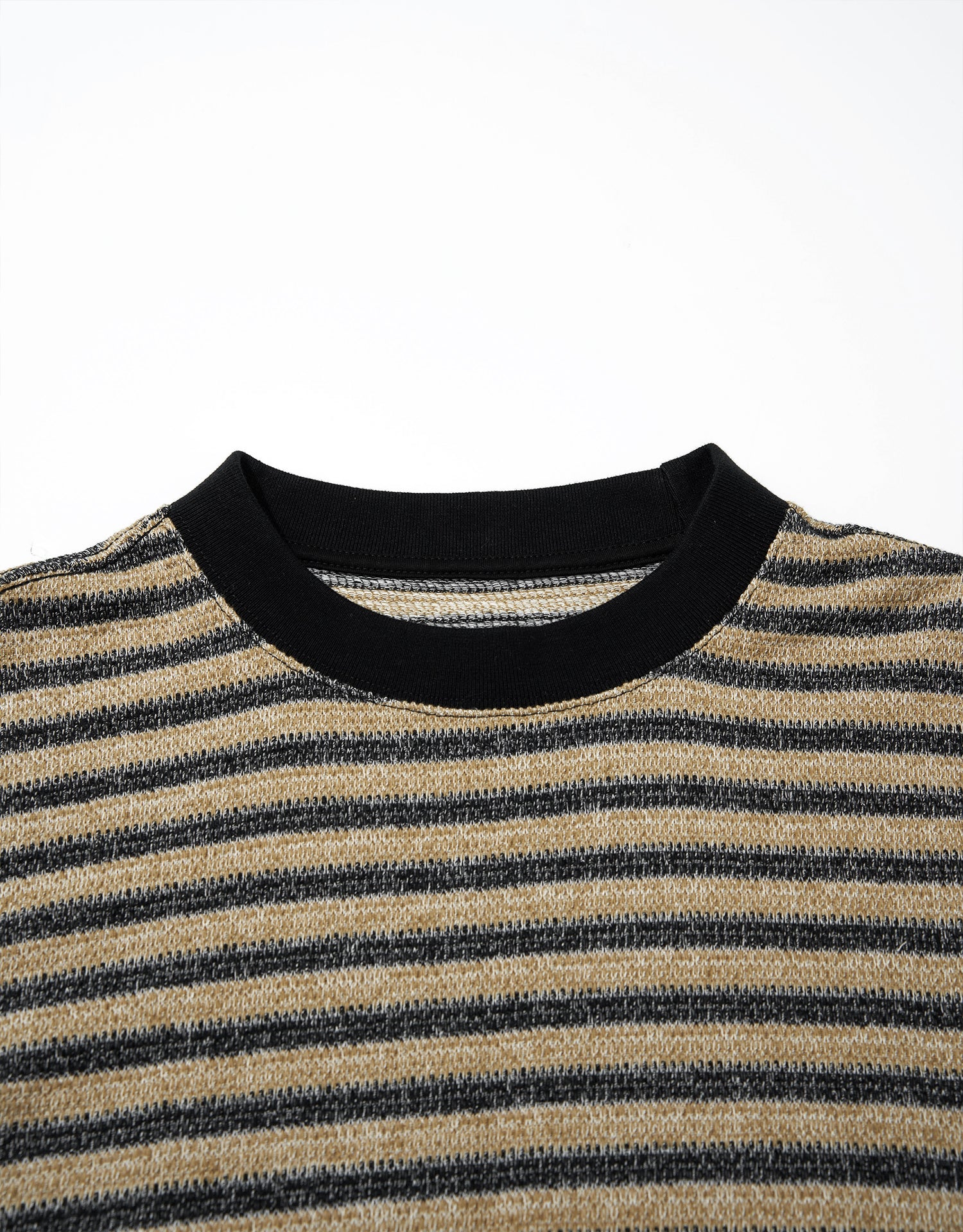 TopBasics Striped Jacquard Interlock T-Shirt