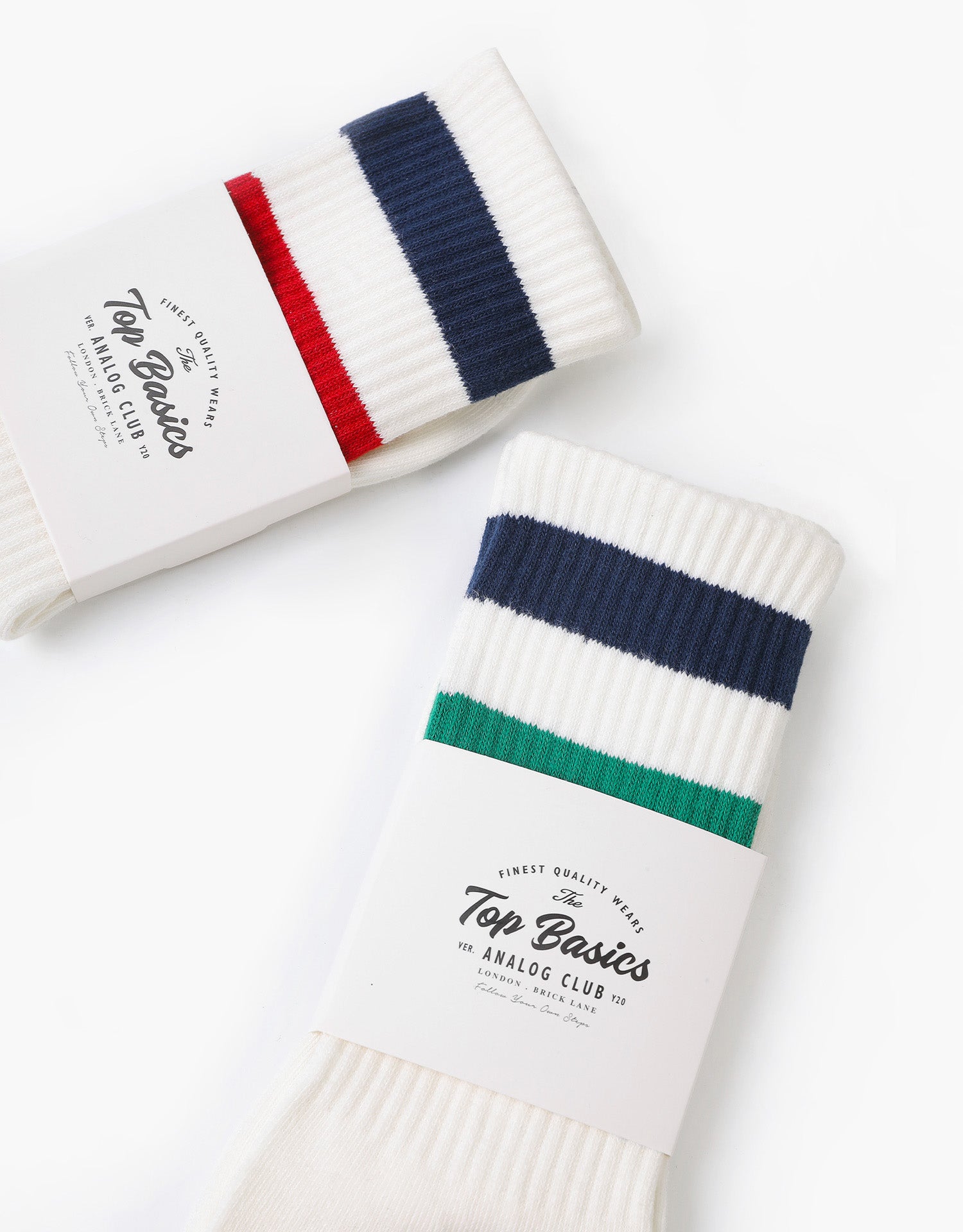 TopBasics Two Stripe Contrast Socks