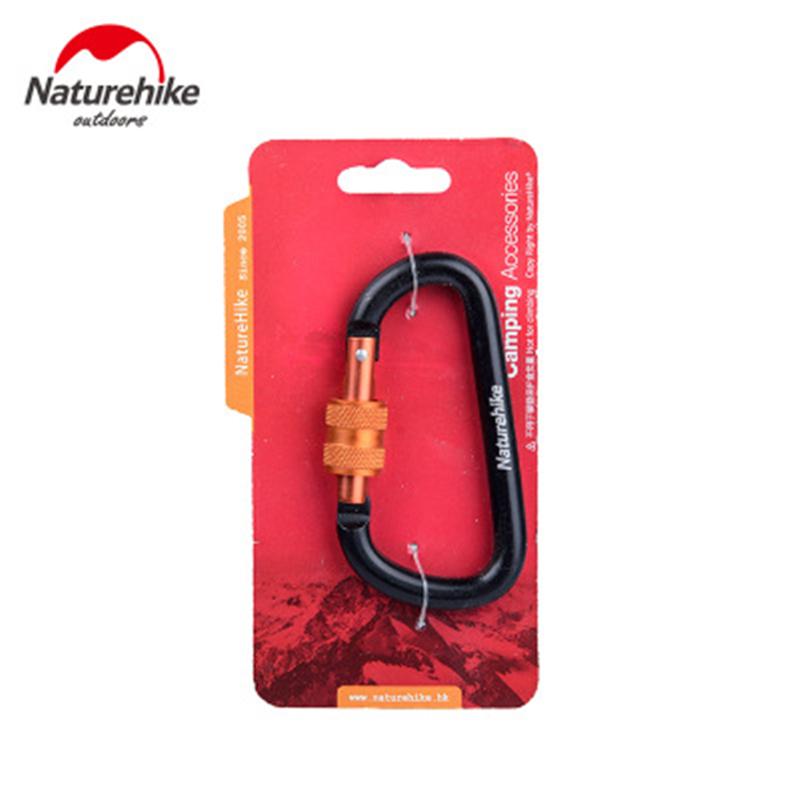 Naturehike 8cm D-Type Multifunctional Hang Buckle With Lock NH15A008-D