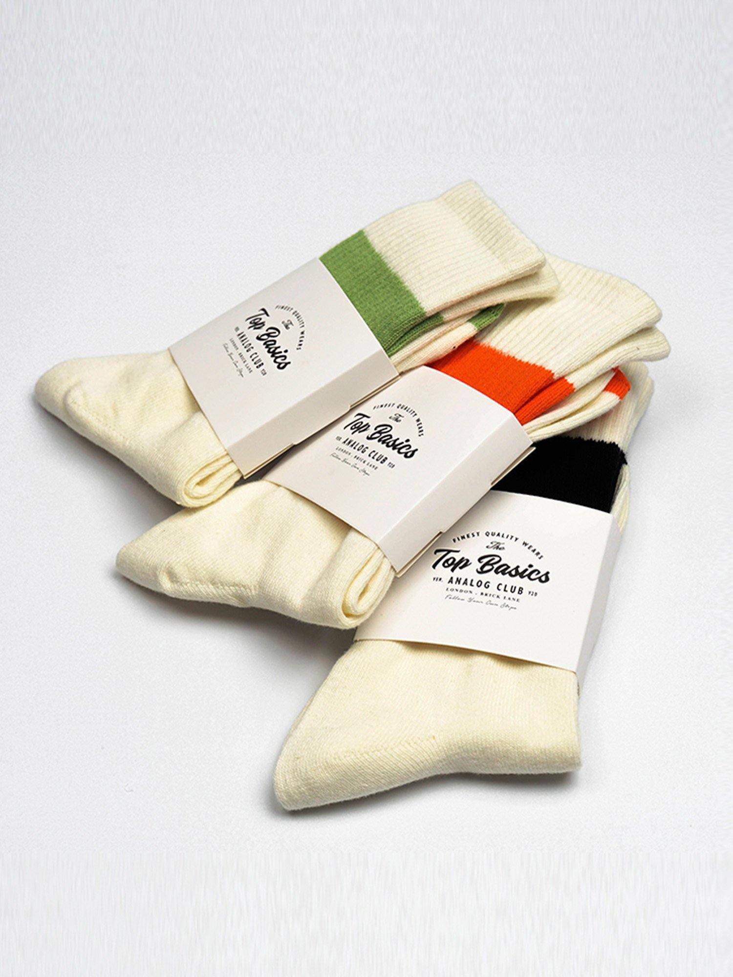 TopBasics Single Stripe Cotton Long Socks - TOPBASICS.