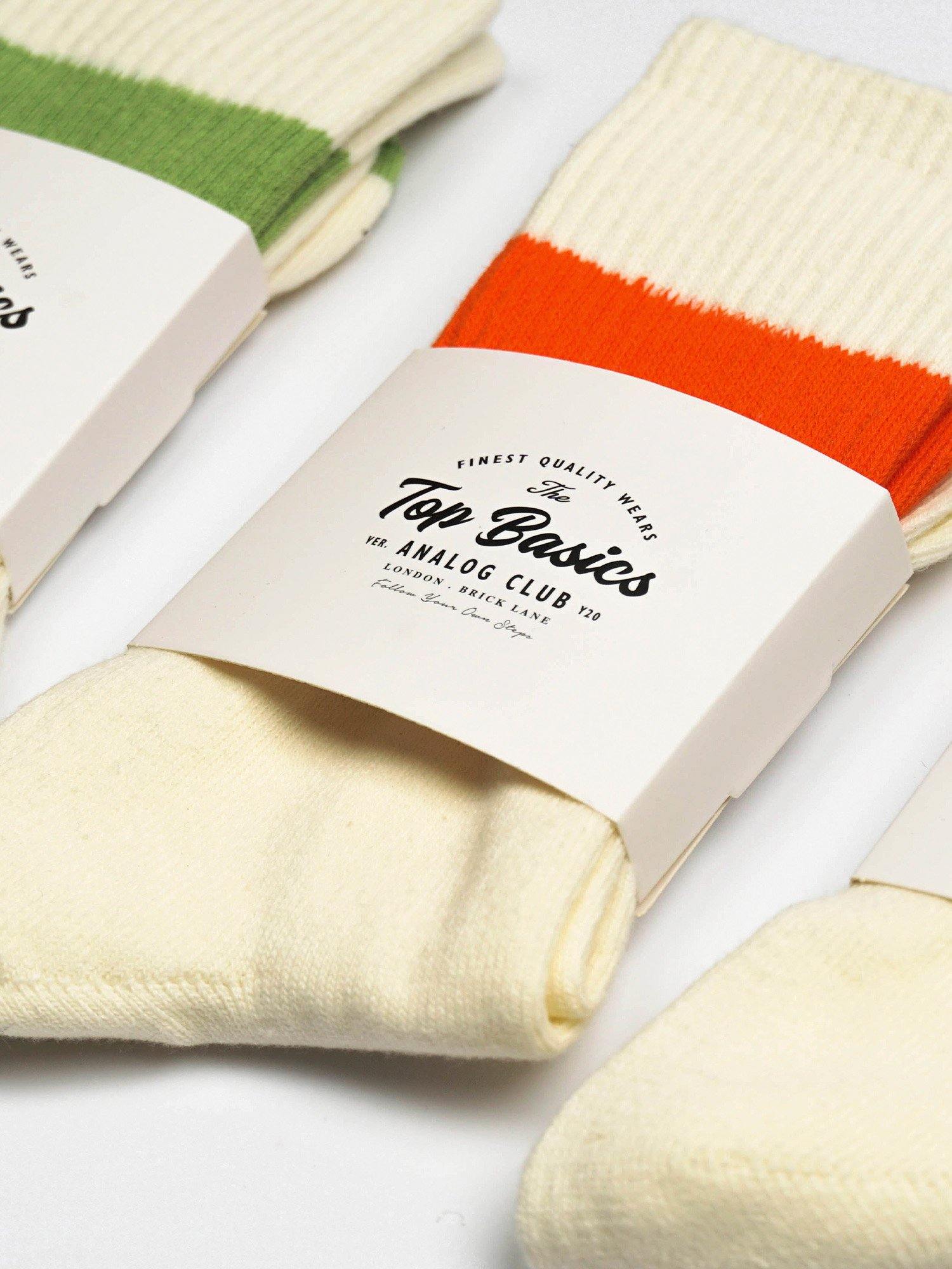 TopBasics Single Stripe Cotton Long Socks