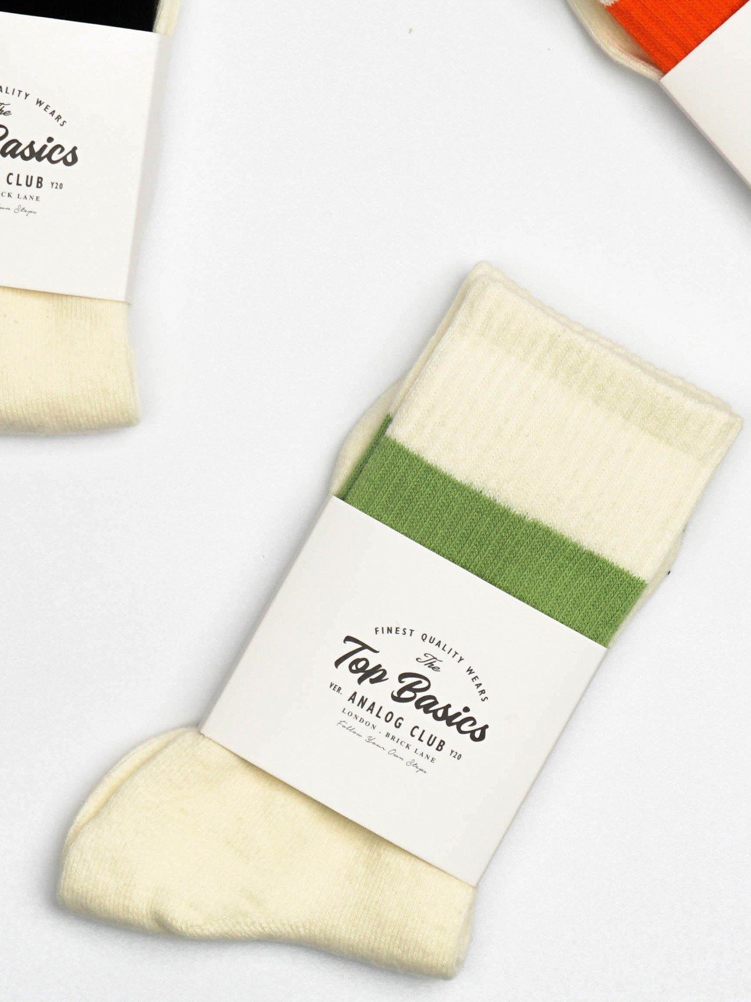 TopBasics Single Stripe Cotton Long Socks
