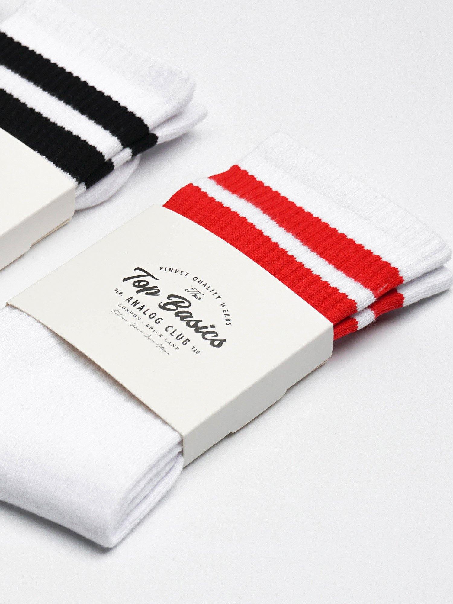 TopBasics Double Stripe Long Socks